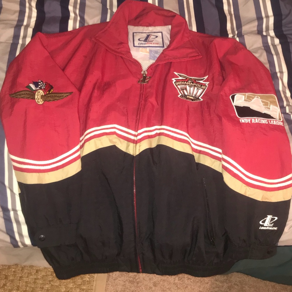 Vintage LogoAthletics Indy 500 windbreaker